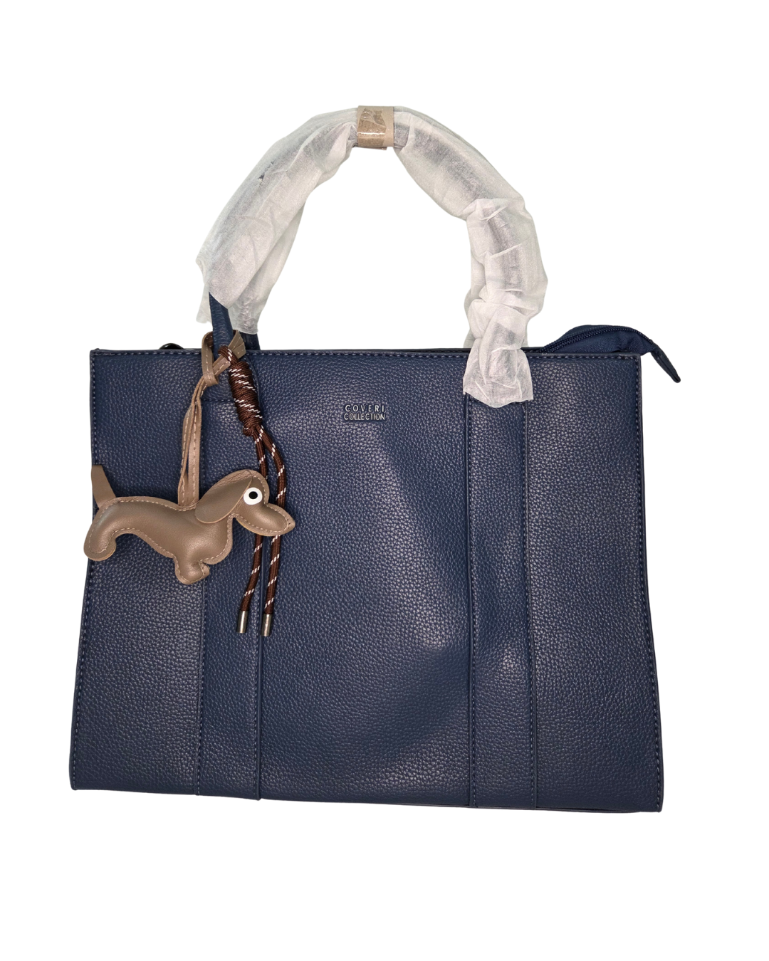 BORSA COVERI COLLECTION CON CHARM BASSOTTO