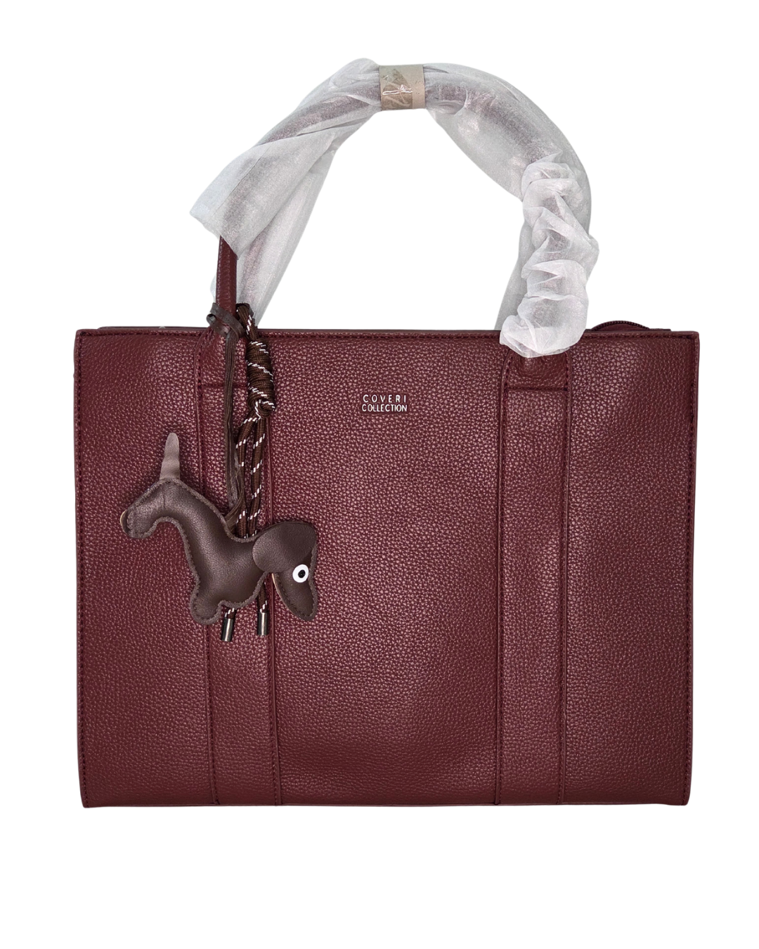 BORSA COVERI COLLECTION CON CHARM BASSOTTO